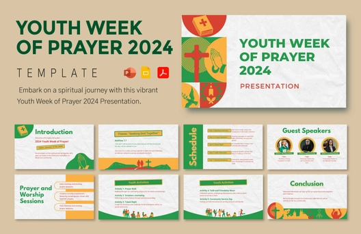 Youth Week of Prayer 2024 Template