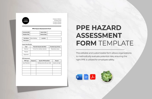 PPE Hazard Assessment Form Template
