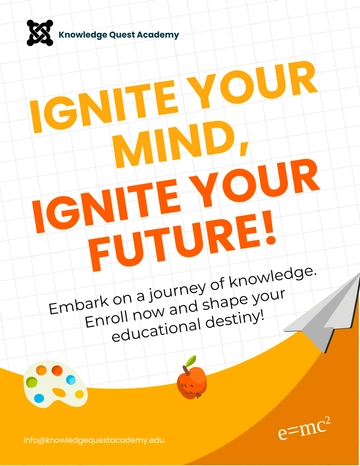 Free Colorful Education Flyer Template to Edit Online