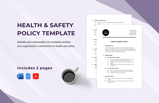 Health & Safety Policy Template