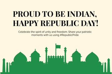 Free Republic Day Celebration Banner Template to Edit Online