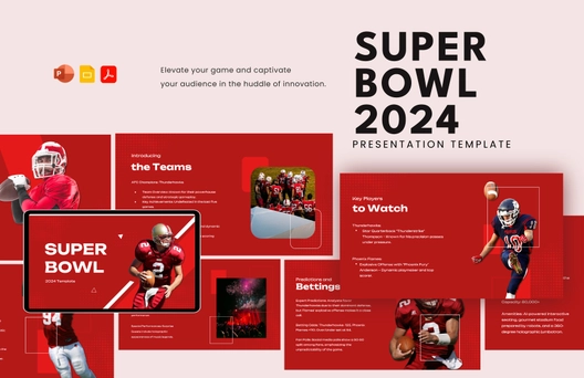 Super Bowl 2024 Template