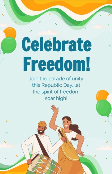 Free Republic Day Design Poster Template to Edit Online