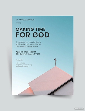 Examining Jesus Church Flyer Template