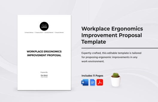 Workplace Ergonomics Improvement Proposal Template