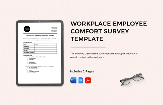 Workplace Employee Comfort Survey Template