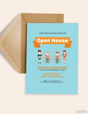 School Time Invitation Template