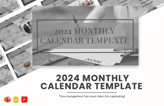 2024 Monthly Calendar Template