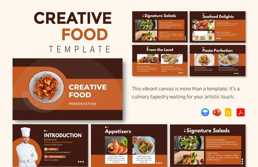 Creative Food Template