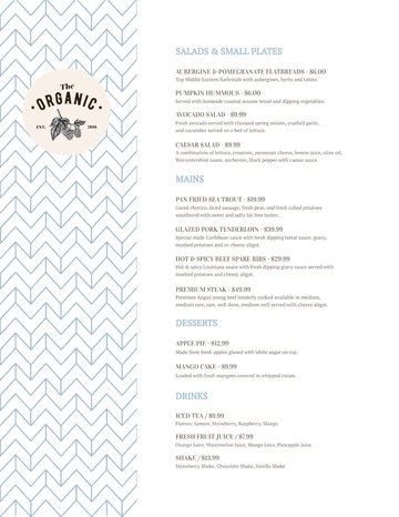 Free Fine Dining Menu Template to Edit Online