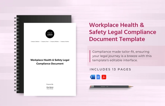 Workplace Health & Safety Legal Compliance Document Template Workplace Health & Safety Legal Compliance Document Template