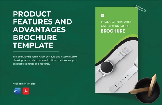 Product Features and Advantages Brochure Template