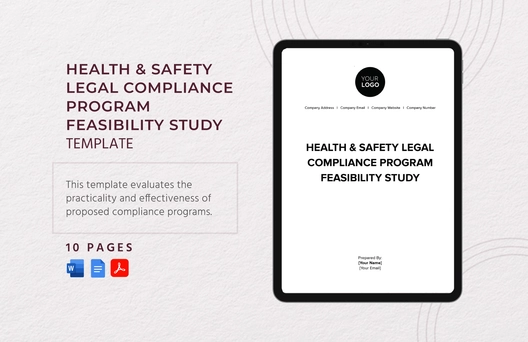 Health & Safety Legal Compliance Program Feasibility Study Template