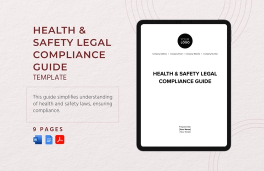 Health & Safety Legal Compliance Guide Template Health & Safety Legal Compliance Guide Template