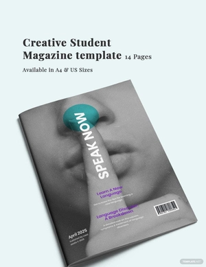 Creative Student Magazine Template