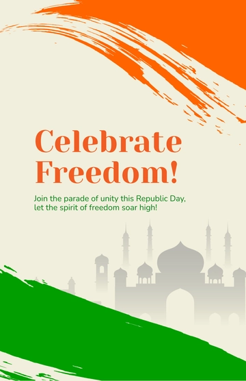 Free Republic Day Painting Poster Template to Edit Online