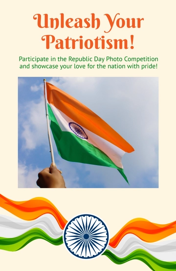 Free Republic Day Poster with Photo Template to Edit Online