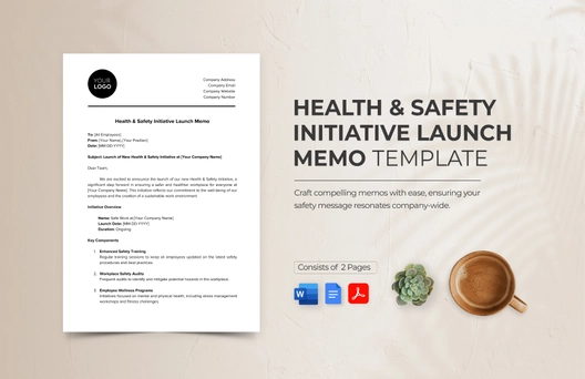 Health & Safety Initiative Launch Memo Template