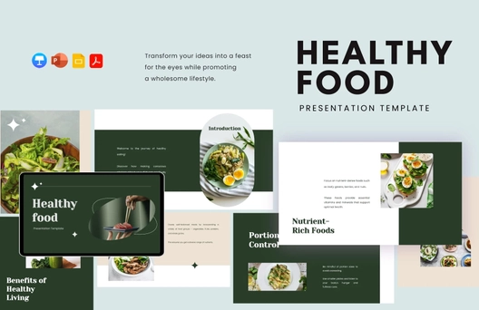 Healthy Food Template Healthy Food Template
