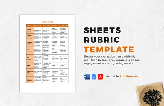 Sheets Rubric Template