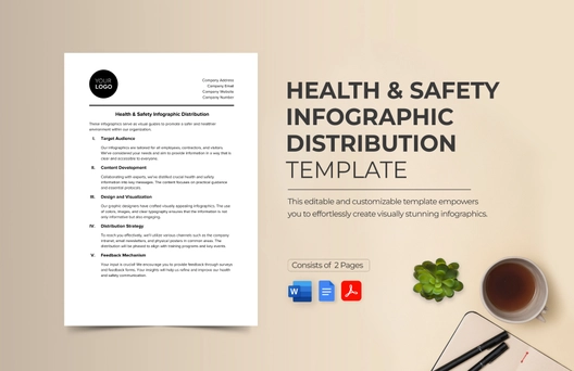 Health & Safety Infographic Distribution Template
