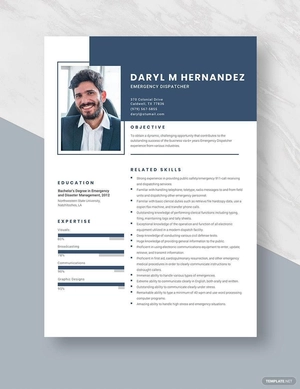 Emergency Dispatcher Resume
