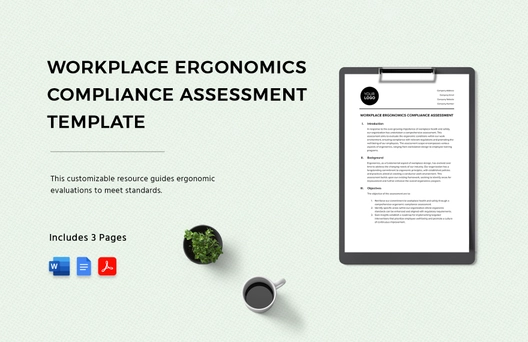 Workplace Ergonomics Compliance Assessment Template