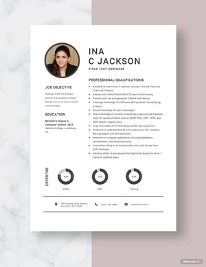 Field Test Engineer Resume