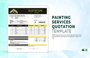 Painting Services Quotation Template
