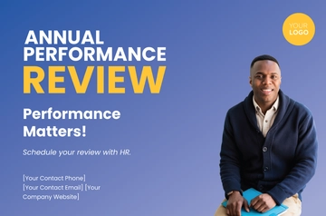 Free Annual Performance Review Banner HR Template to Edit Online