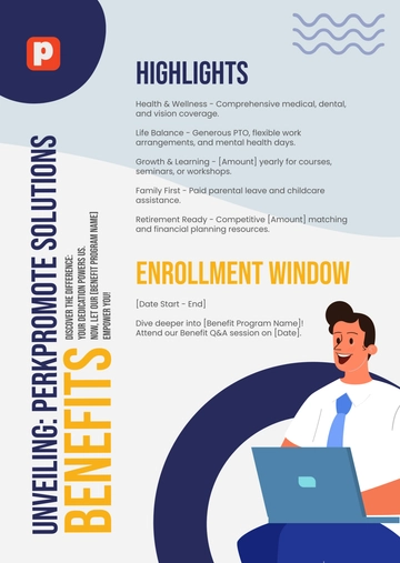 Free Benefit Program Promotion Ad HR Template to Edit Online