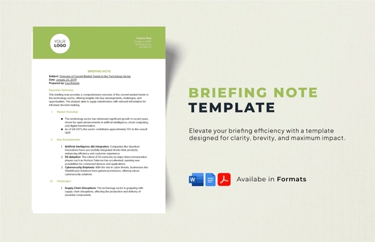Briefing Note Template