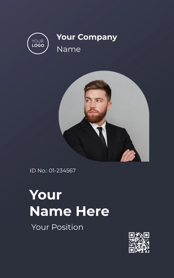 Free PR Specialist ID Card Template to Edit Online