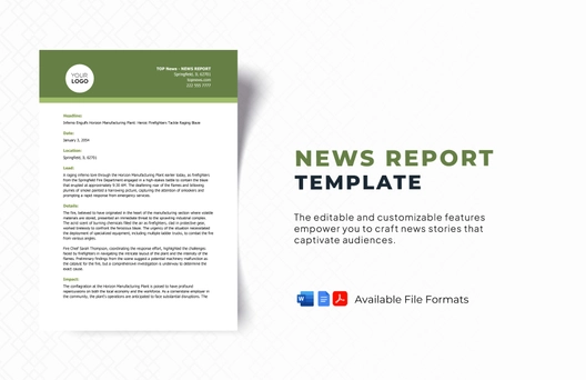 News Report Template