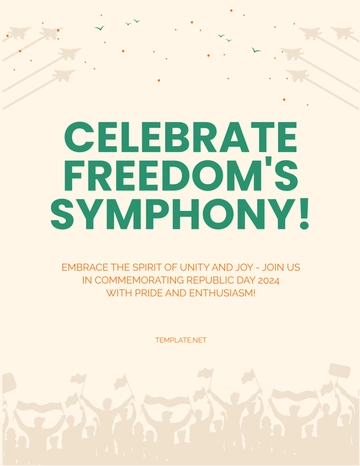 Free Happy Republic Day Flyer Template to Edit Online