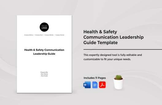 Health & Safety Communication Leadership Guide Template