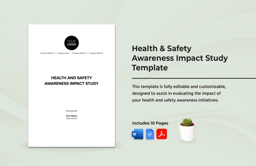 Health & Safety Awareness Impact Study Template