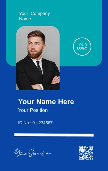 Free Quality Assurance Specialist ID Card Template to Edit Online