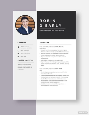 Fund Accounting Supervisor Resume