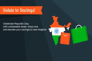 Free Republic Day Sale Advertisement Banner Template to Edit Online