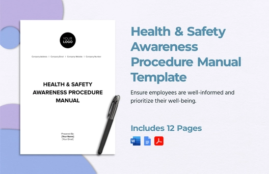 Health & Safety Awareness Procedure Manual Template