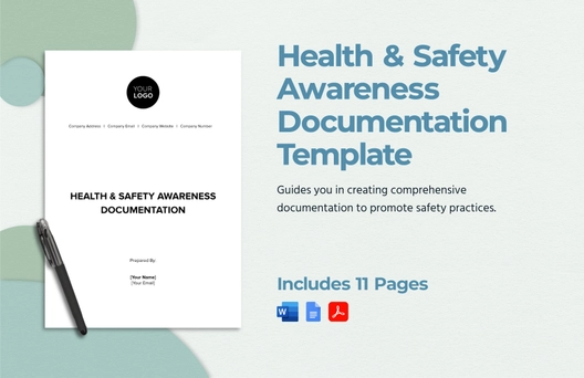 Health & Safety Awareness Documentation Template