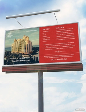 Hotel Billboard Template