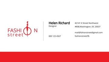 Free Simple Fashion Business Card Template to Edit Online Free Simple Fashion Business Card Template to Edit Online