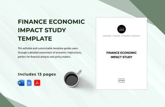 Finance Economic Impact Study Template