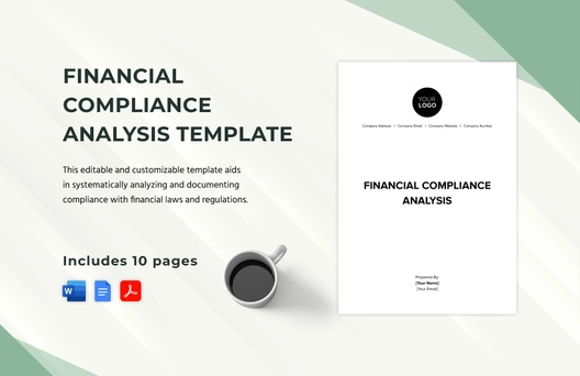 Financial Compliance Analysis Template