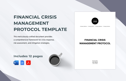 Financial Crisis Management Protocol Template