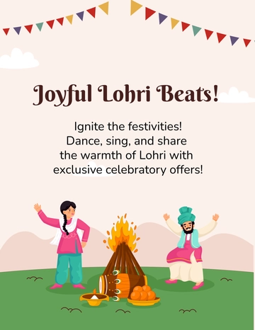 Free Lohri Flyer Template to Edit Online