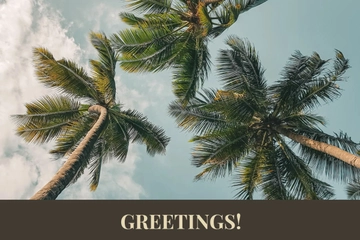 Free Full Page Postcard Template to Edit Online