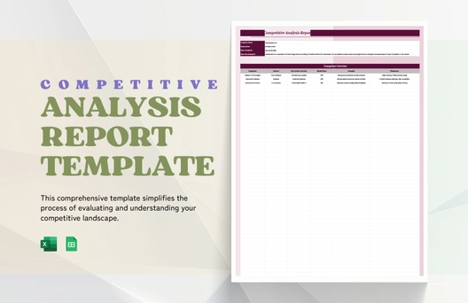 Competitive Analysis Report Template